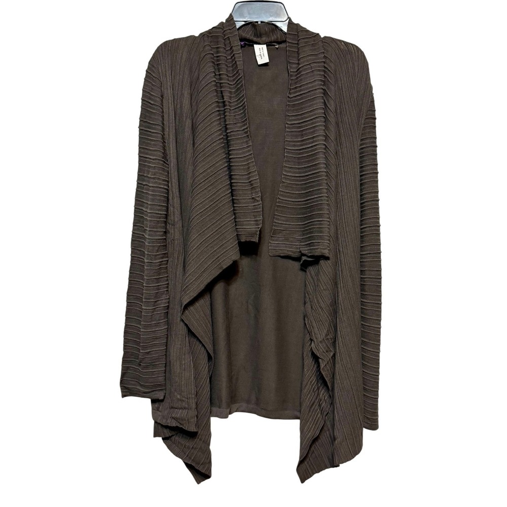 Laurel Escada Scandinavian Cozy Cardigan Women Size 10 Quiet Luxury Minimalist